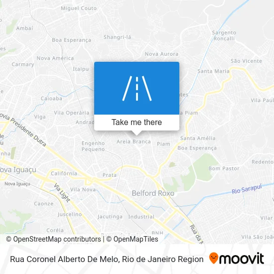 Rua Coronel Alberto De Melo map