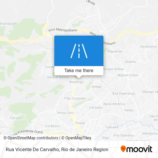 Rua Vicente De Carvalho map