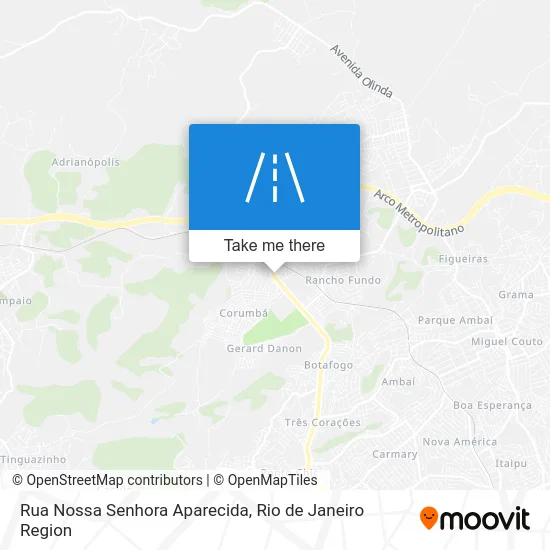 Rua Nossa Senhora Aparecida map