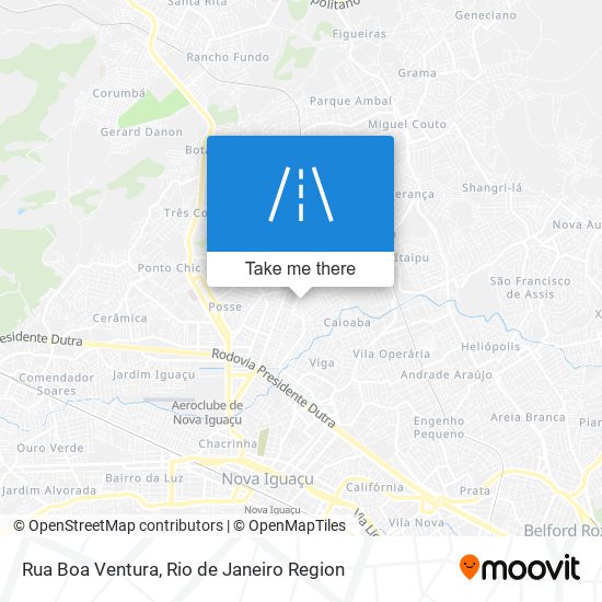 Rua Boa Ventura map