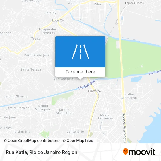 Rua Katia map