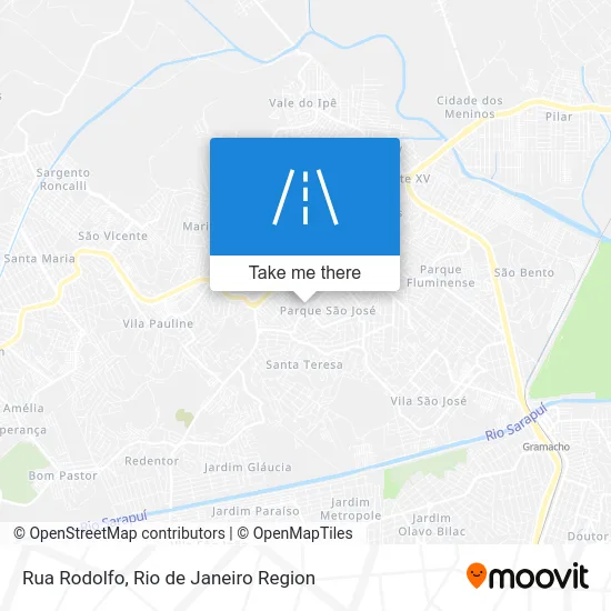 Rua Rodolfo map