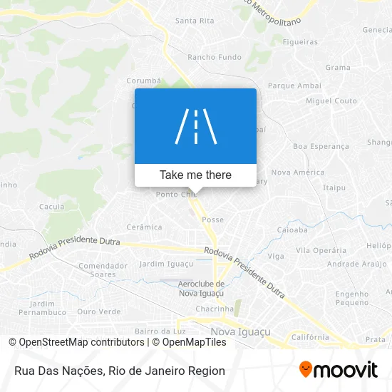 Rua Das Nações map