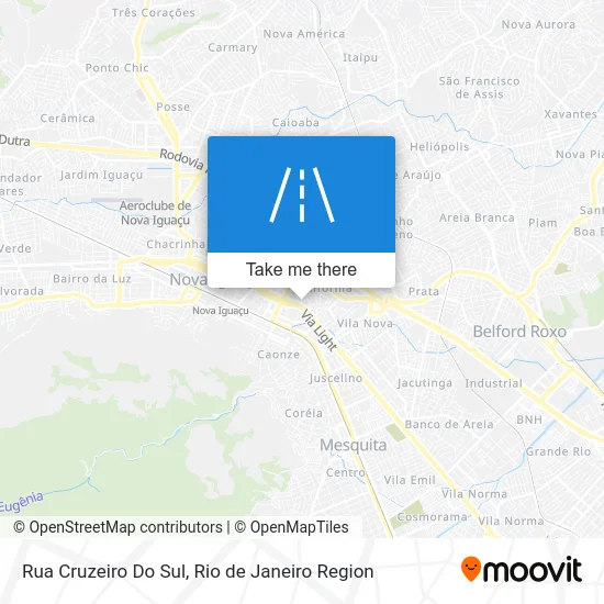 Rua Cruzeiro Do Sul map