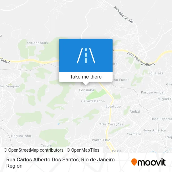 Rua Carlos Alberto Dos Santos map