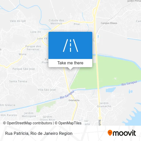 Rua Patricia map