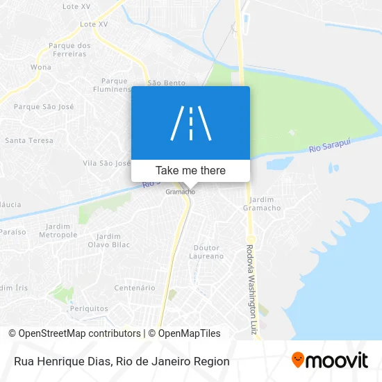 Rua Henrique Dias map