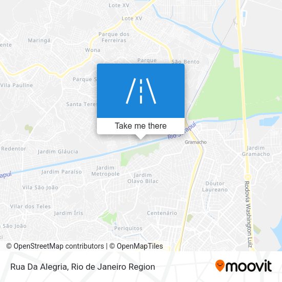 Rua Da Alegria map