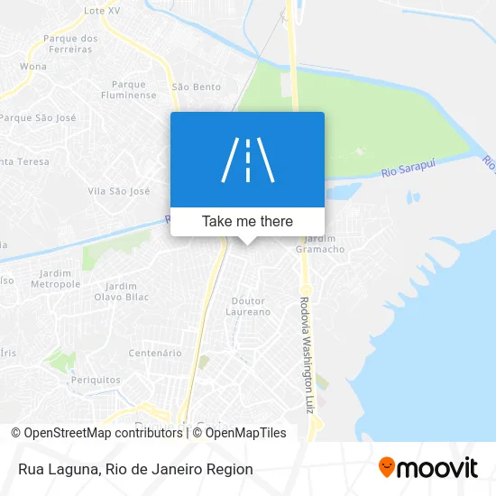 Rua Laguna map