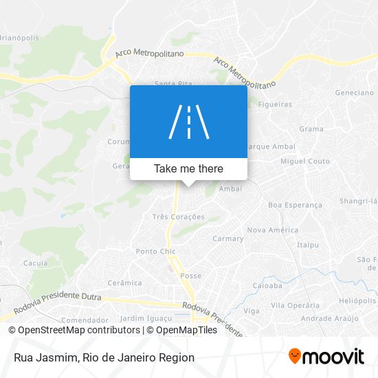 Mapa Rua Jasmim