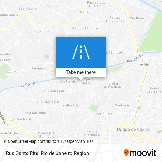 Rua Santa Rita map