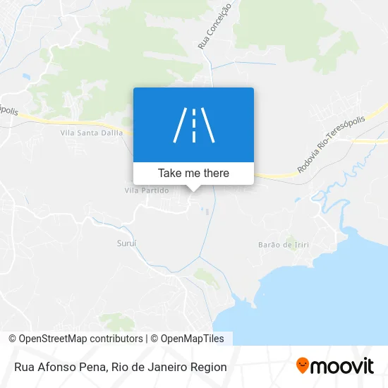 Rua Afonso Pena map