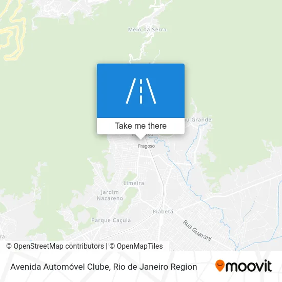 Avenida Automóvel Clube map