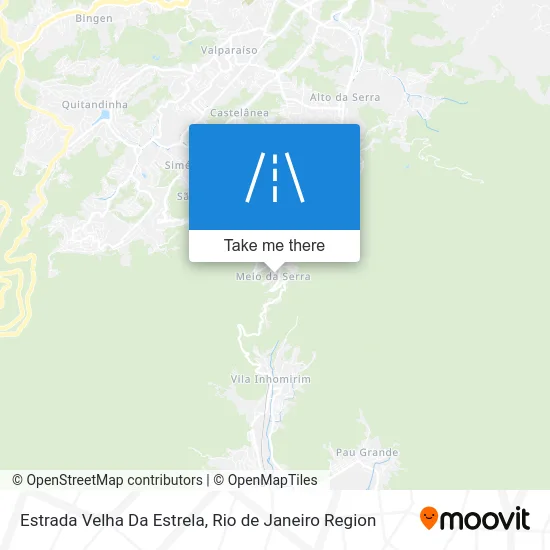 Estrada Velha Da Estrela map