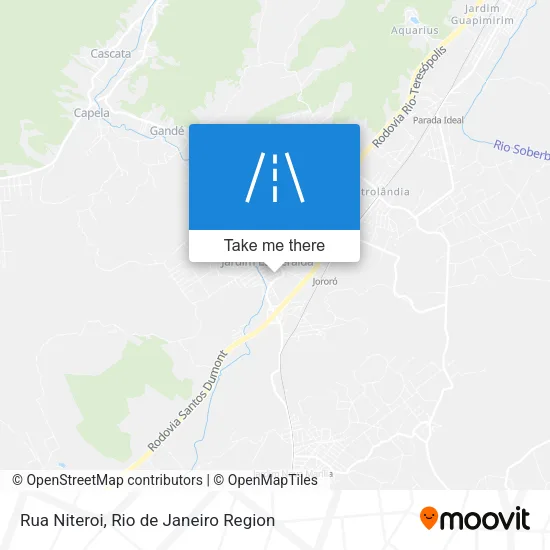 Rua Niteroi map