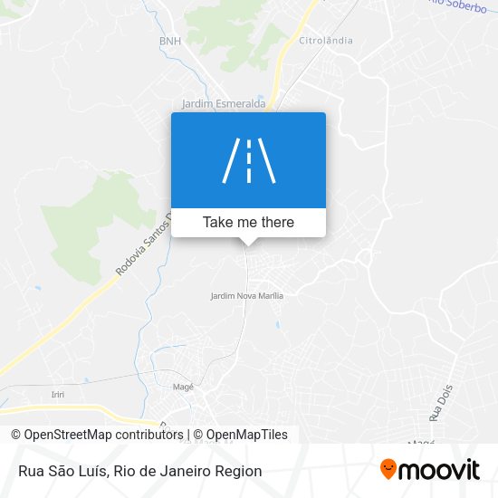 Rua São Luís map