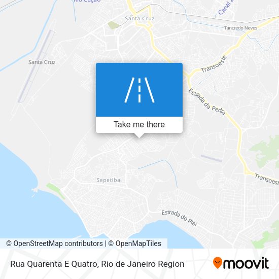 Rua Quarenta E Quatro map