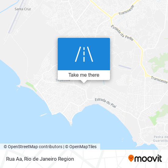 Rua Aa map