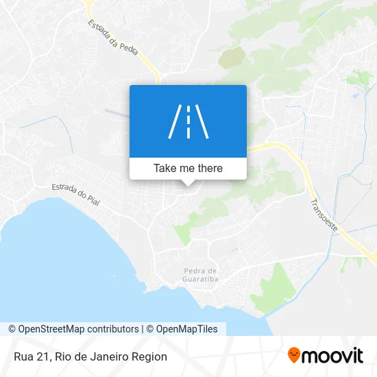 Rua 21 map