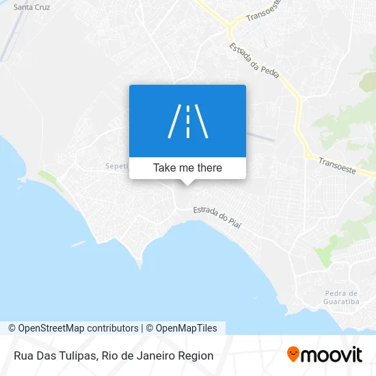 Rua Das Tulipas map