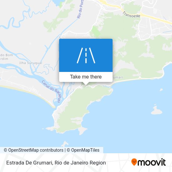 Estrada De Grumari map
