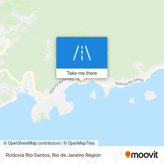 Rodovia Rio-Santos map