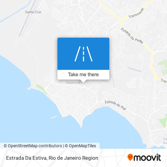 Mapa Estrada Da Estiva