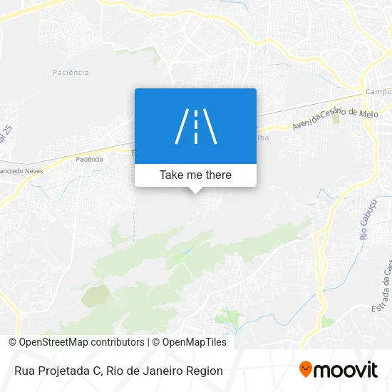Rua Projetada C map