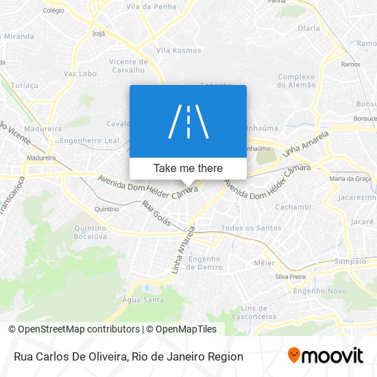 Mapa Rua Carlos De Oliveira