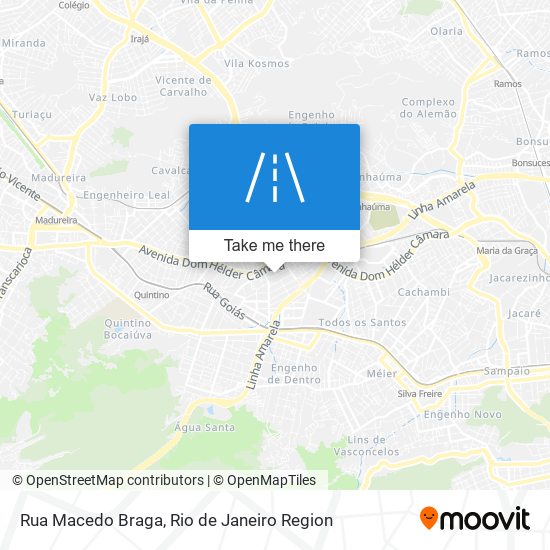 Mapa Rua Macedo Braga