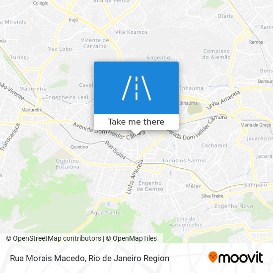 Mapa Rua Morais Macedo