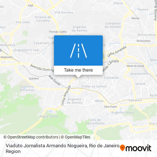 Viaduto Jornalista Armando Nogueira map