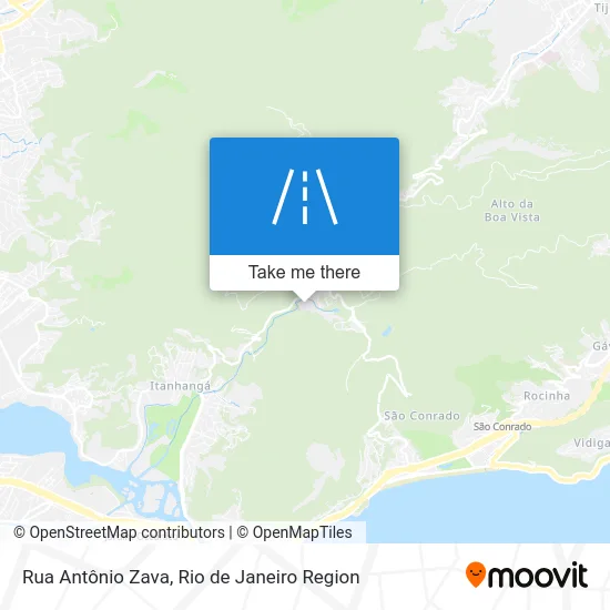 Rua Antônio Zava map