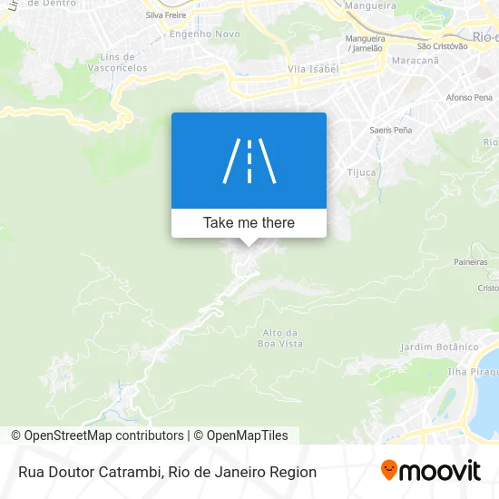 Rua Doutor Catrambi map