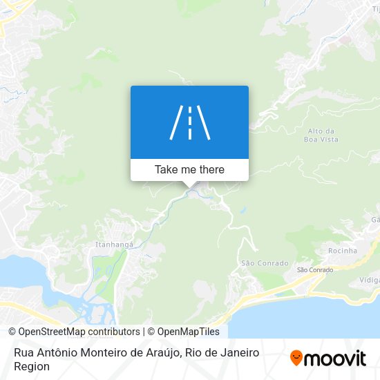 Rua Antônio Monteiro de Araújo map