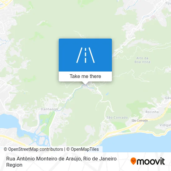 Rua Antônio Monteiro de Araújo map