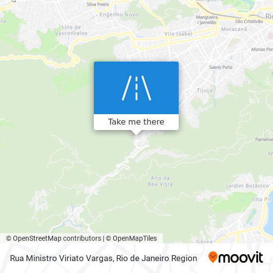 Mapa Rua Ministro Viriato Vargas