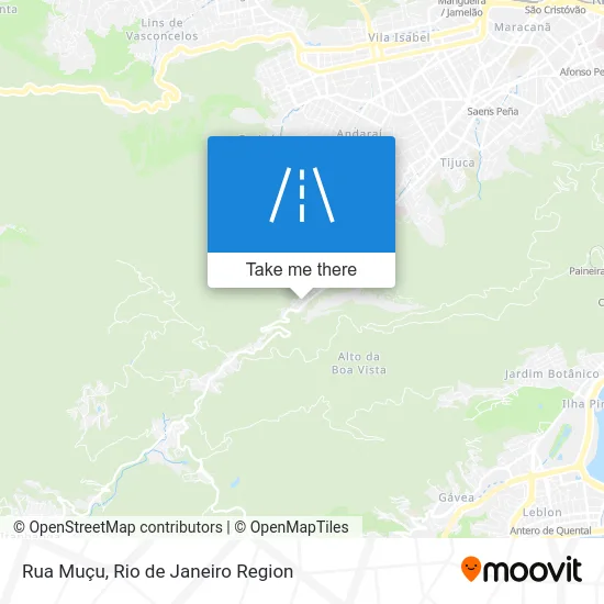 Rua Muçu map
