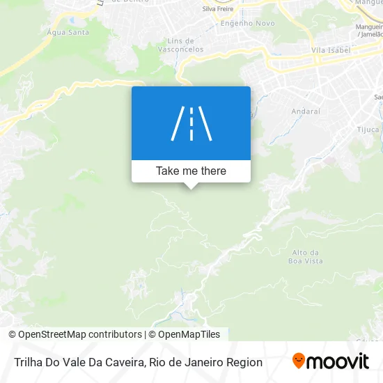Trilha Do Vale Da Caveira map
