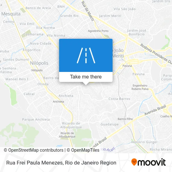 Rua Frei Paula Menezes map