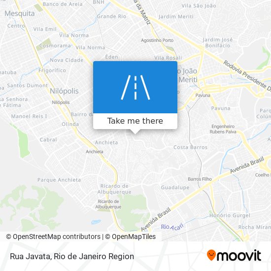 Rua Javata map