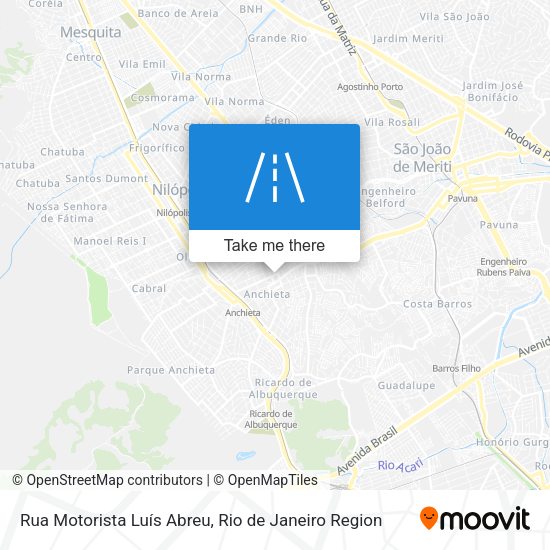 Rua Motorista Luís Abreu map
