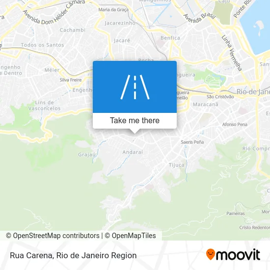 Rua Carena map