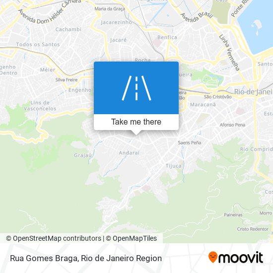 Mapa Rua Gomes Braga