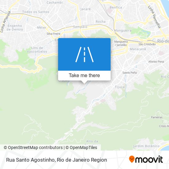 Mapa Rua Santo Agostinho