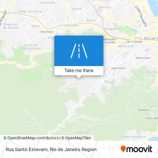 Mapa Rua Santo Estevam