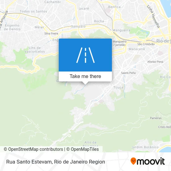 Rua Santo Estevam map