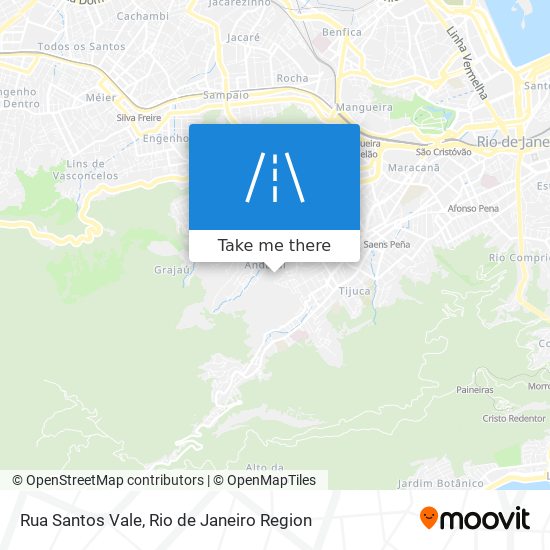 Mapa Rua Santos Vale