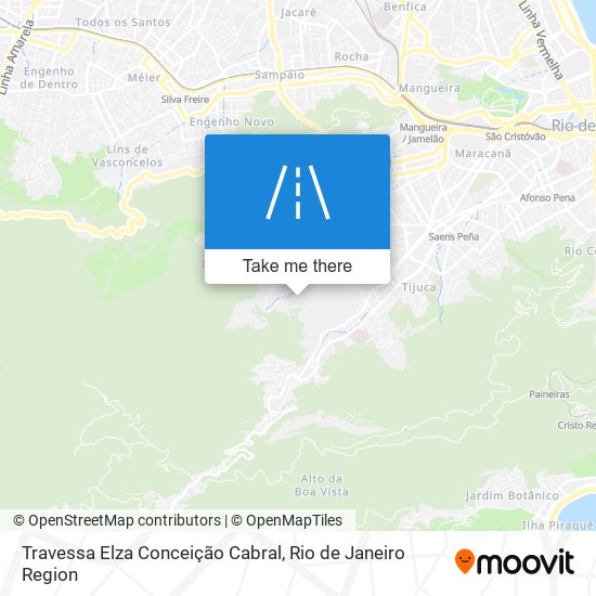 Mapa Travessa Elza Conceição Cabral