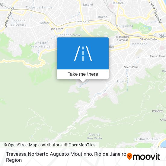 Mapa Travessa Norberto Augusto Moutinho